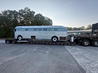 Klassieke en legendarische Grayhound bus