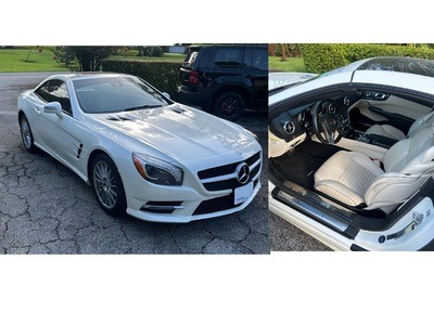2013 Mercedes SL 550 convertible, 20.000 miles